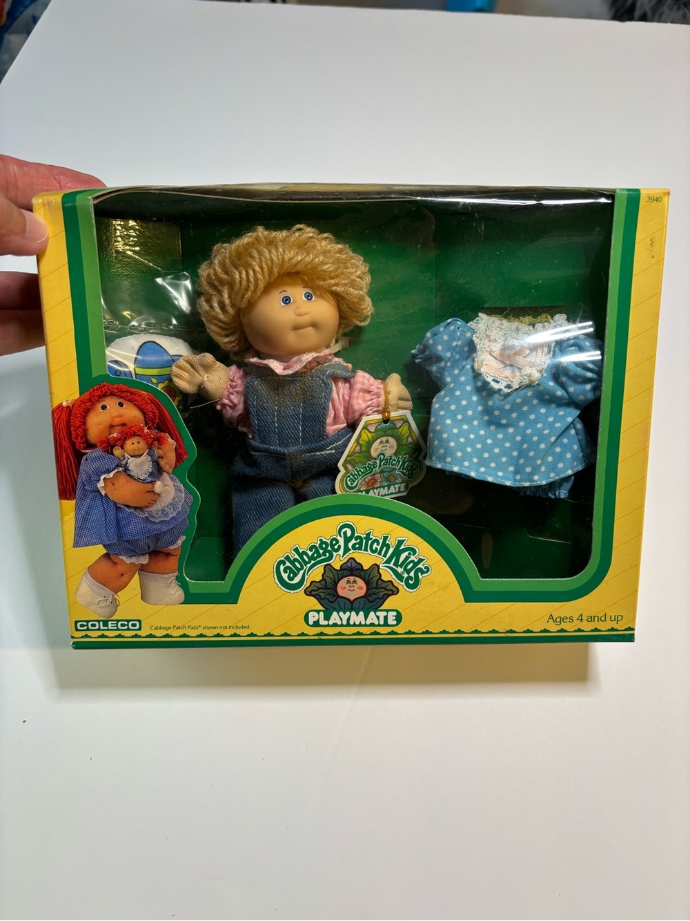 Cabbage Patch Kids Playmate Blonde Doll with Blue Outfit